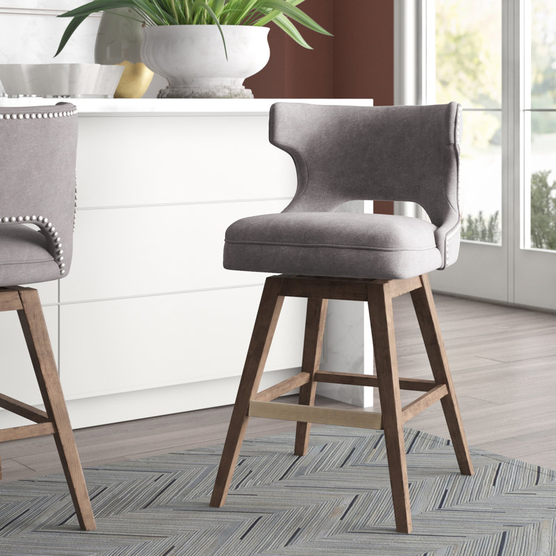Four Hands Ashford Task 27" Swivel Bar Stool Perigold